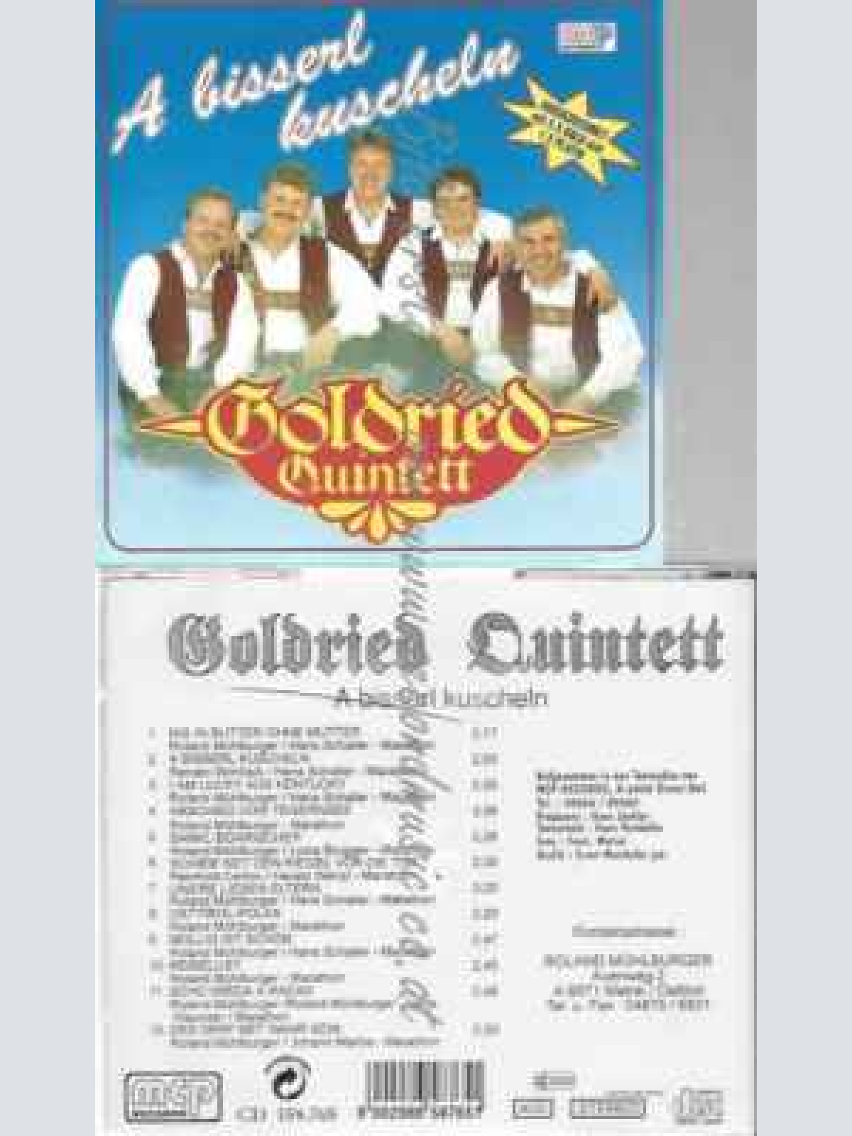 CD--GOLDRIED QUINTETT | --A BISSERL KUSCHELN