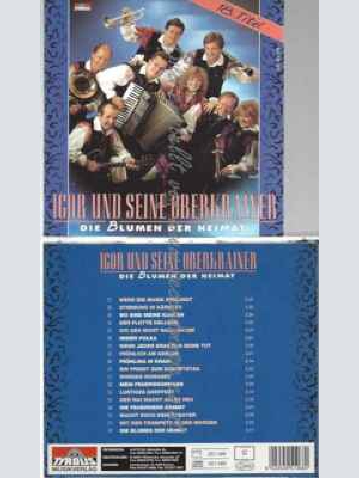 CD--IGOR UND SEINE OBERKRAINER | --DIE BLUMEN DER HEIMAT