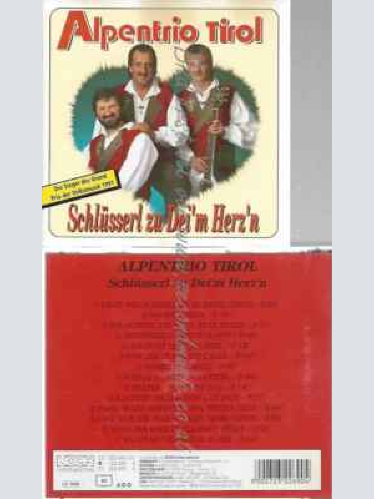 CD--ALPENTRIO TIROL | --SCHLÜSSERL ZU DEI'M HERZ'N