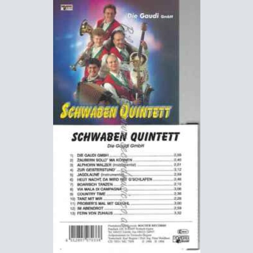 CD--SCHWABEN QUINTETT | --DIE GAUDI GMBH