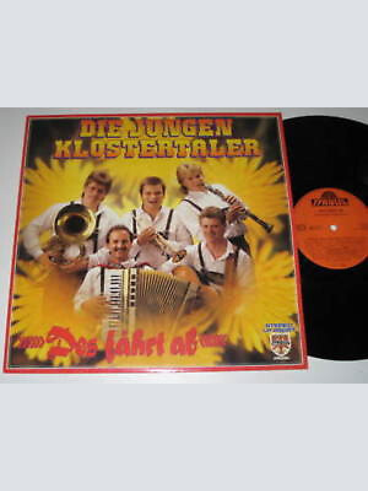 LP, Album Die Jungen Klostertaler - Des Fährt Ab