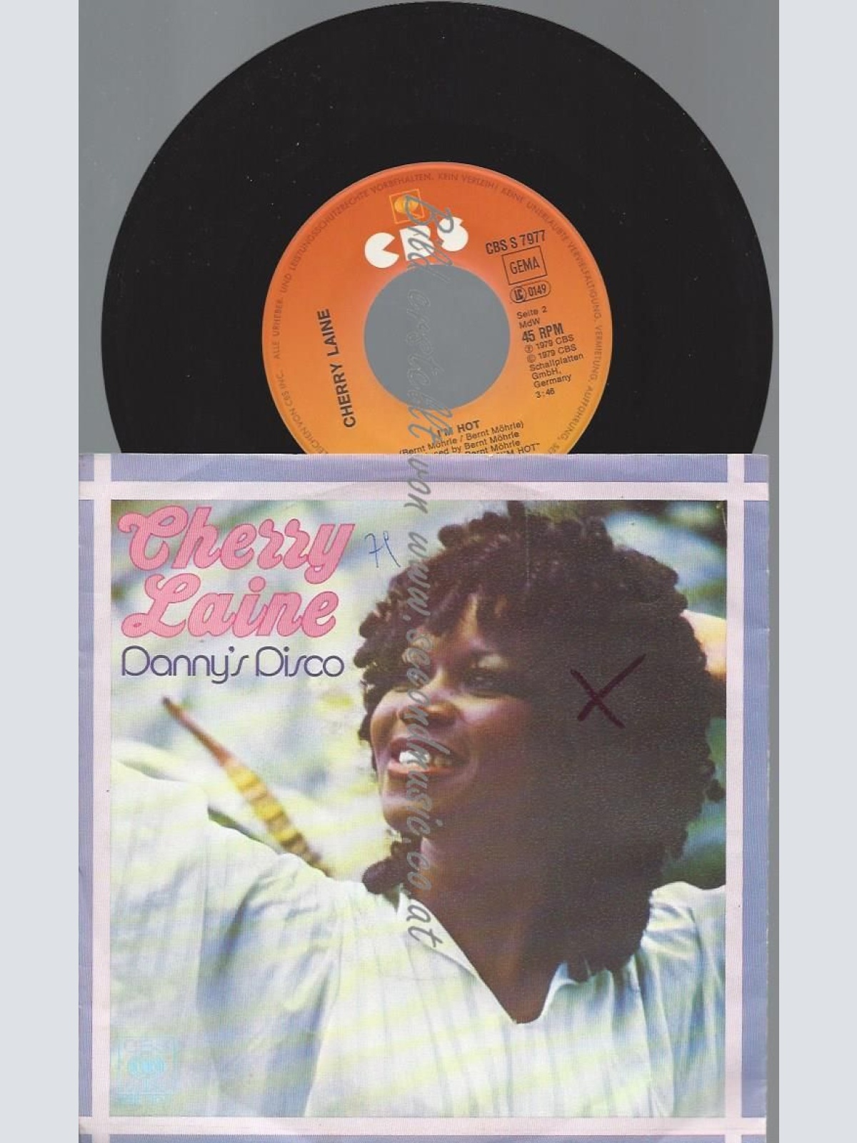 7"  Cherry Laine – Danny's Disco