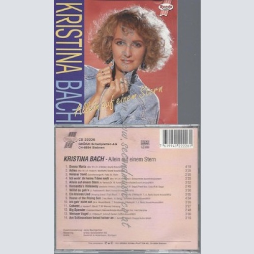CD--BACH,KRISTINA--ALLEIN AUF EINEM STERN