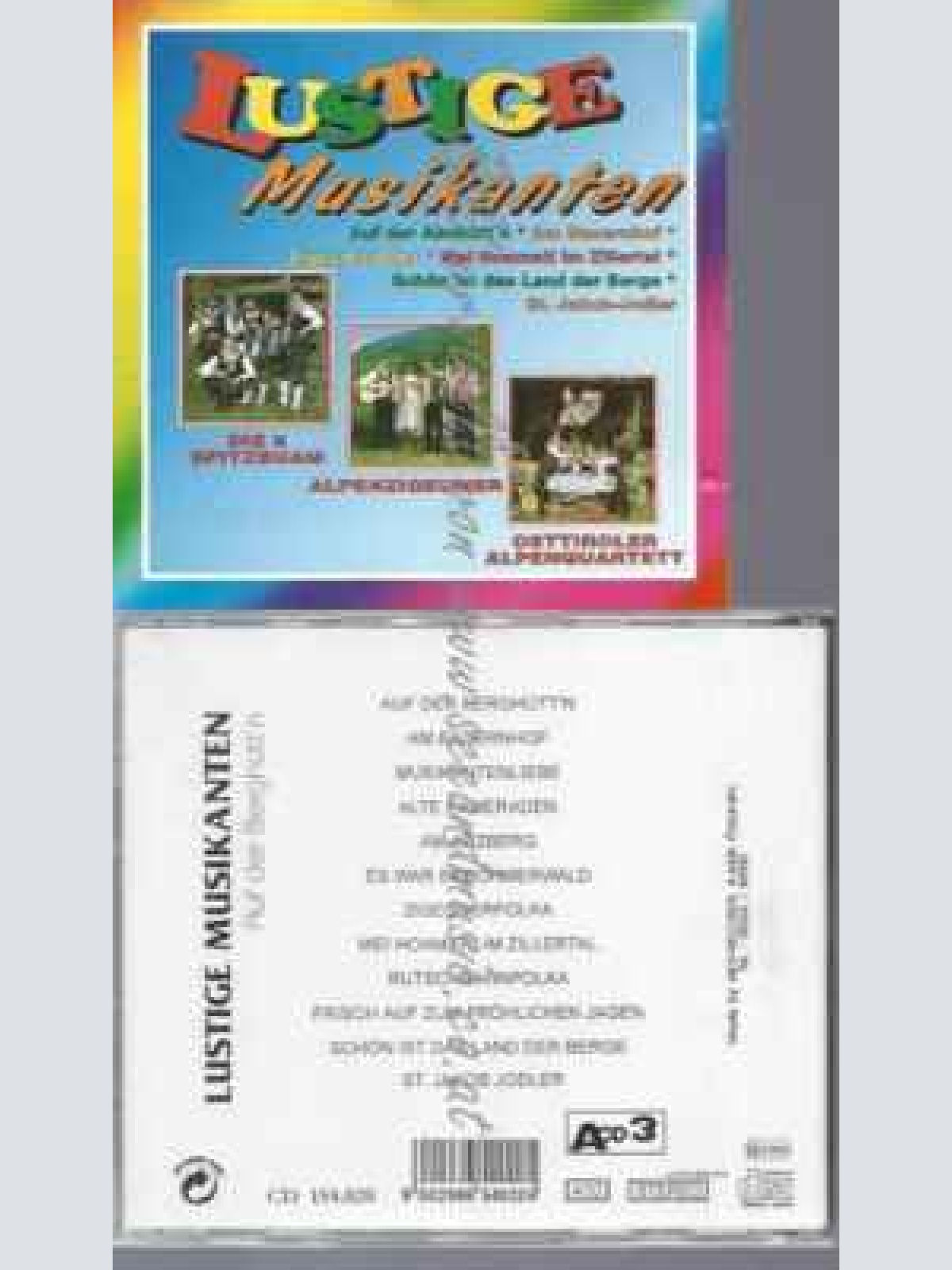 CD-- LUSTIGE MUSIKANTEDIE 5 SPITZBUAM-ALPENZIGEUNER-OSTTIROLER ALPENQUINTETT