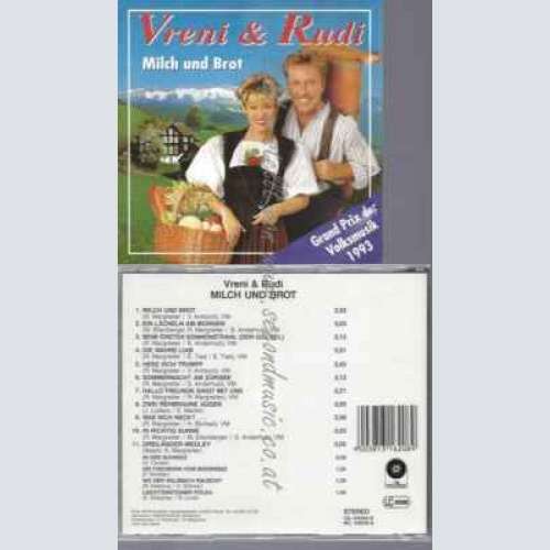 CD--VRENI & RUDI--MILCH UND BROT