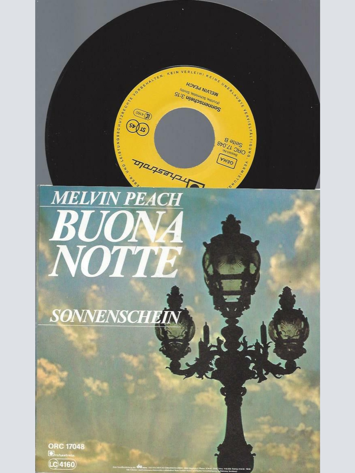 7" Melvin Peach – Buona Notte