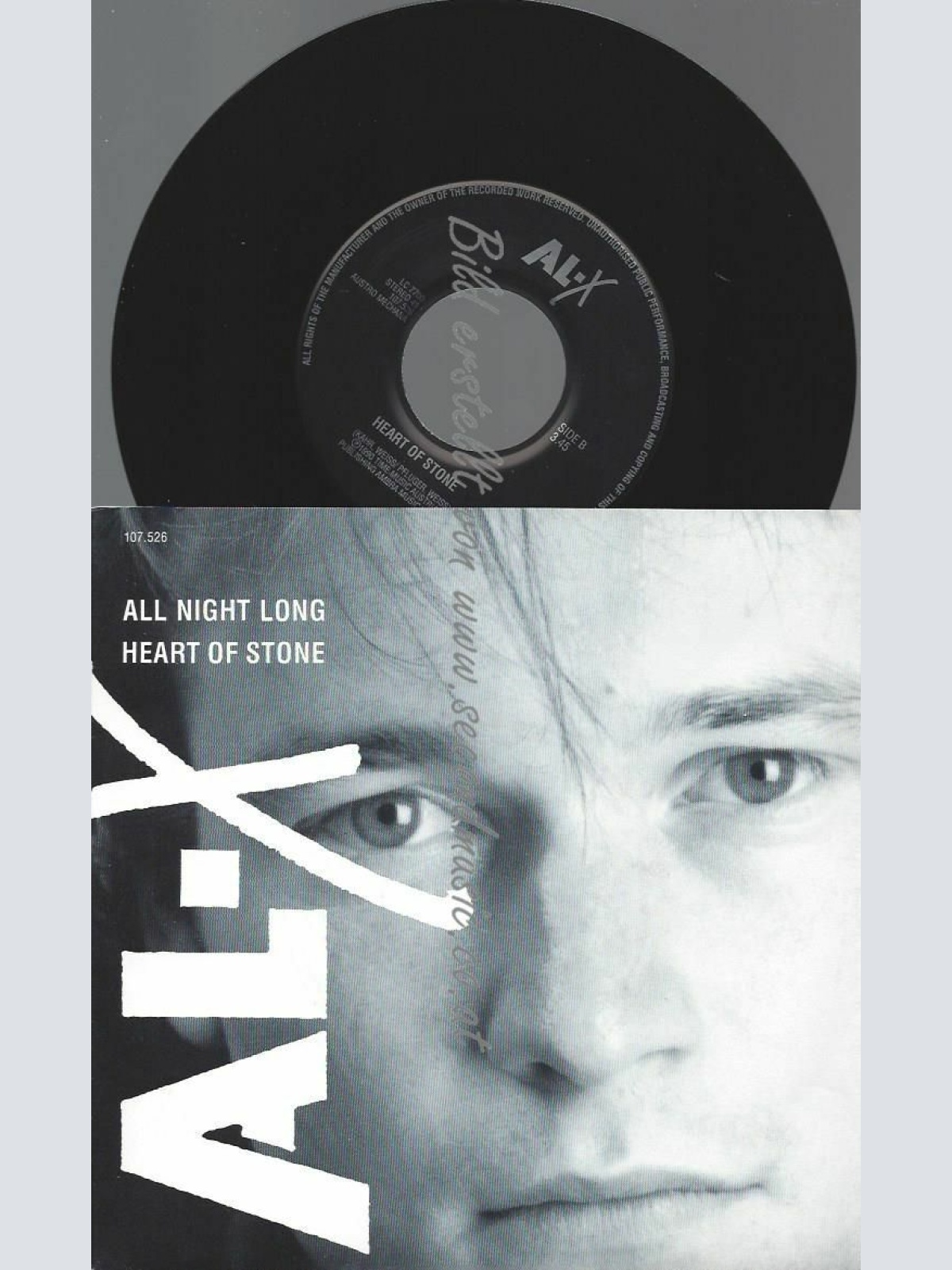 7" AL-X ALL NIGHT LONG  // NM