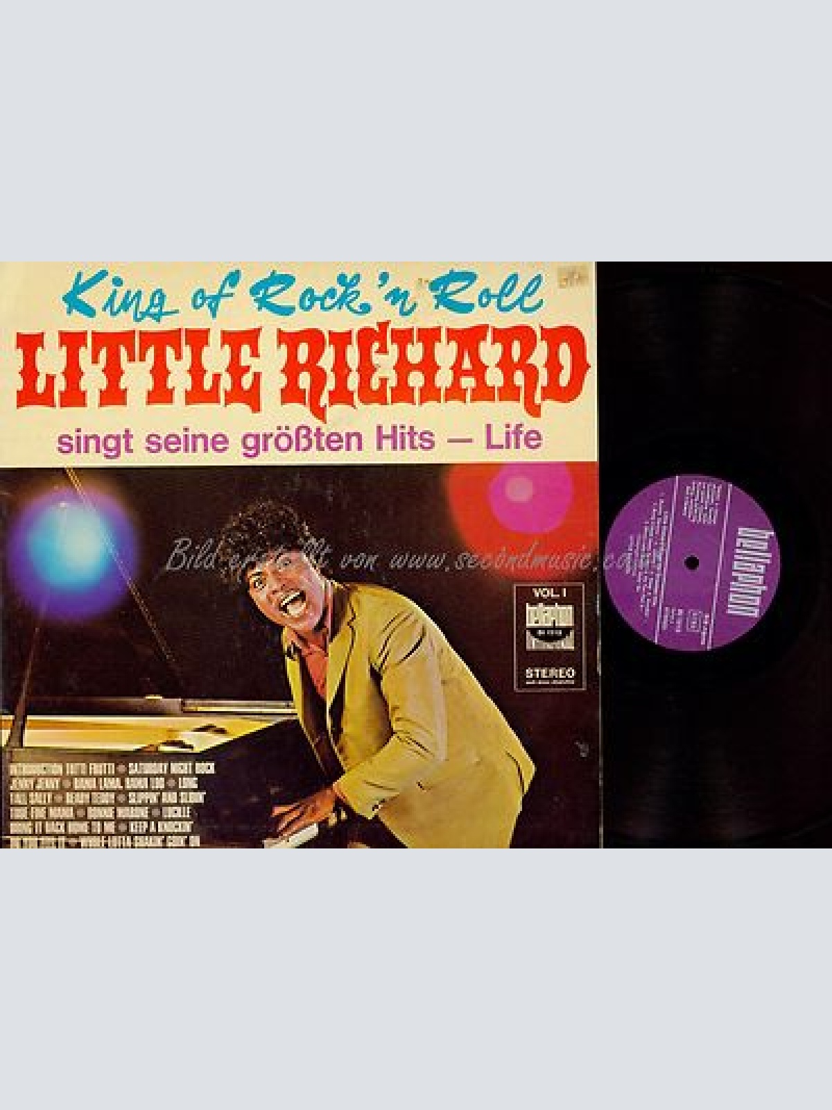 LP/LITTLE RICHARD SINGT SEINE GRÖSSTEN HITS LIFE