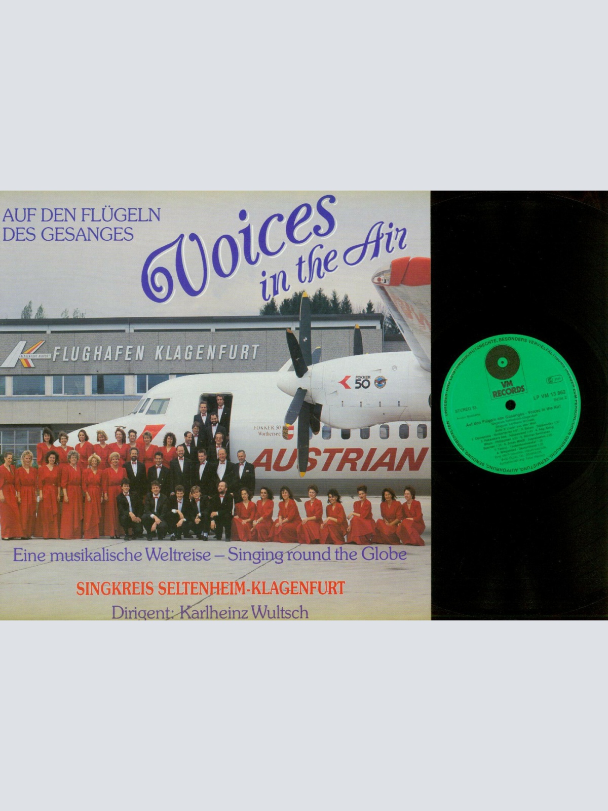 LP--Singkreis Seltenheim-Klagenfurt – Auf Den Flügeln Des G / VM Records   //NM