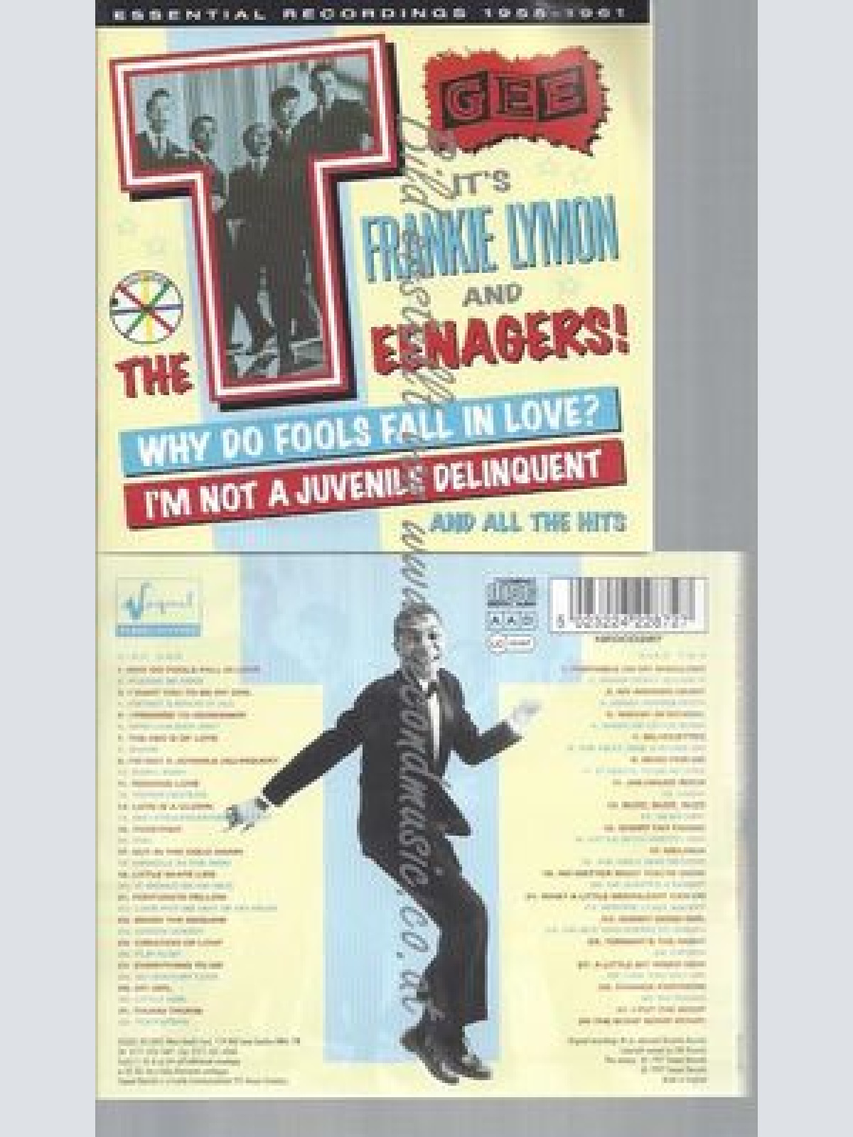 CD--FRANKIE LYMON--IT'S FRANKIE LYMON+THE TEENAGE | DOPPEL-CD