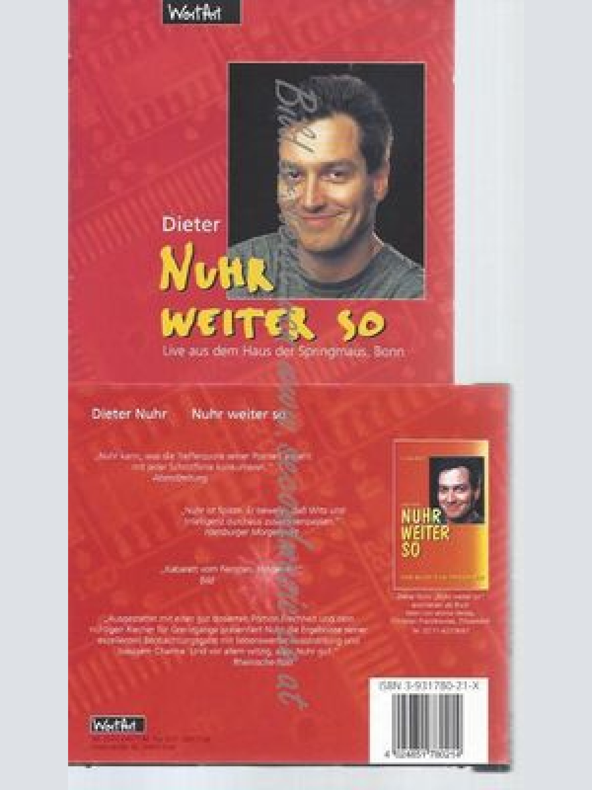 CD--DIETER NUHR--NUHR WEITER SO. MÄRZ  | AUDIOBOOK