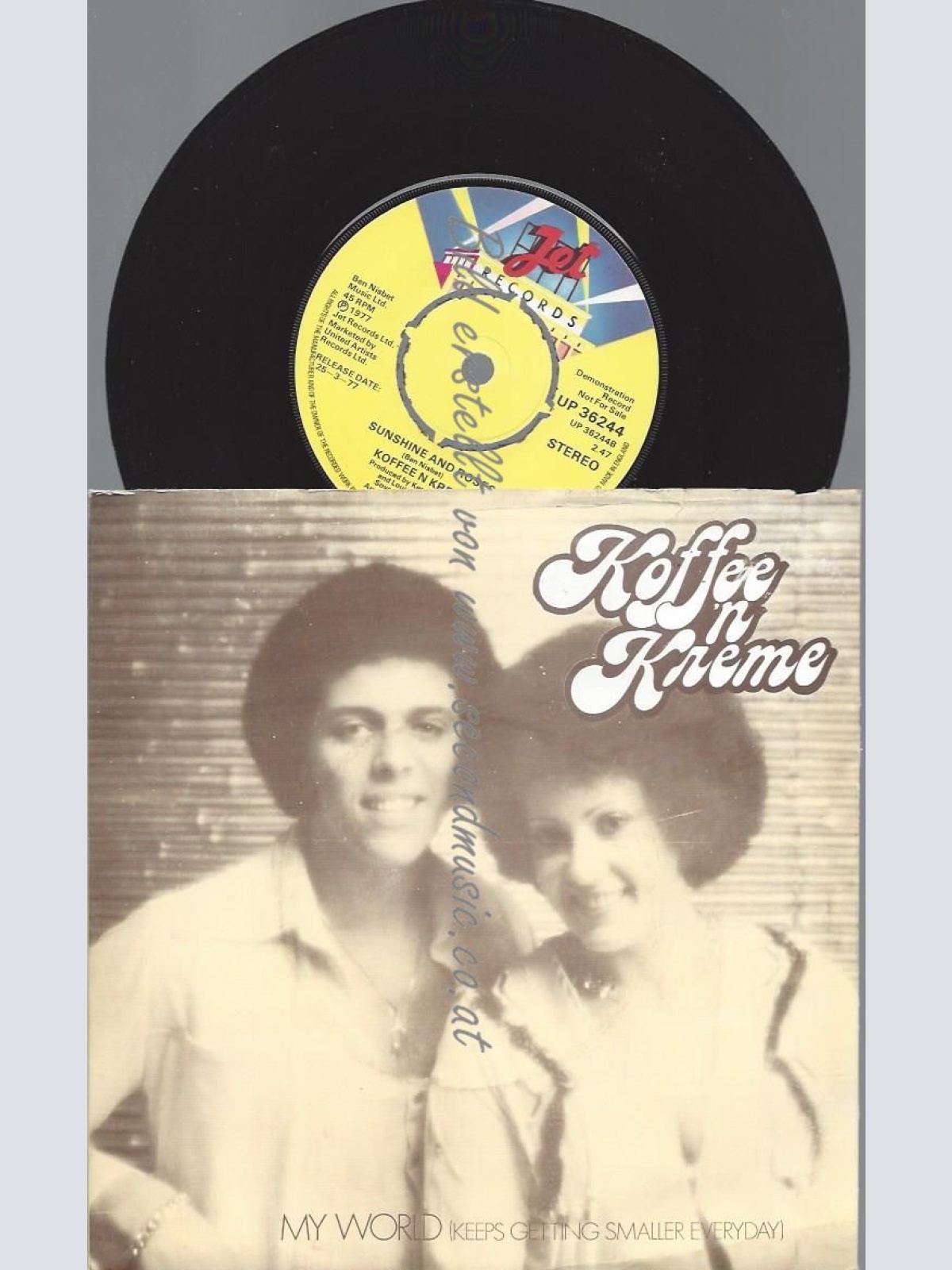 7"   Koffee N' Kreme  My World // PROMO