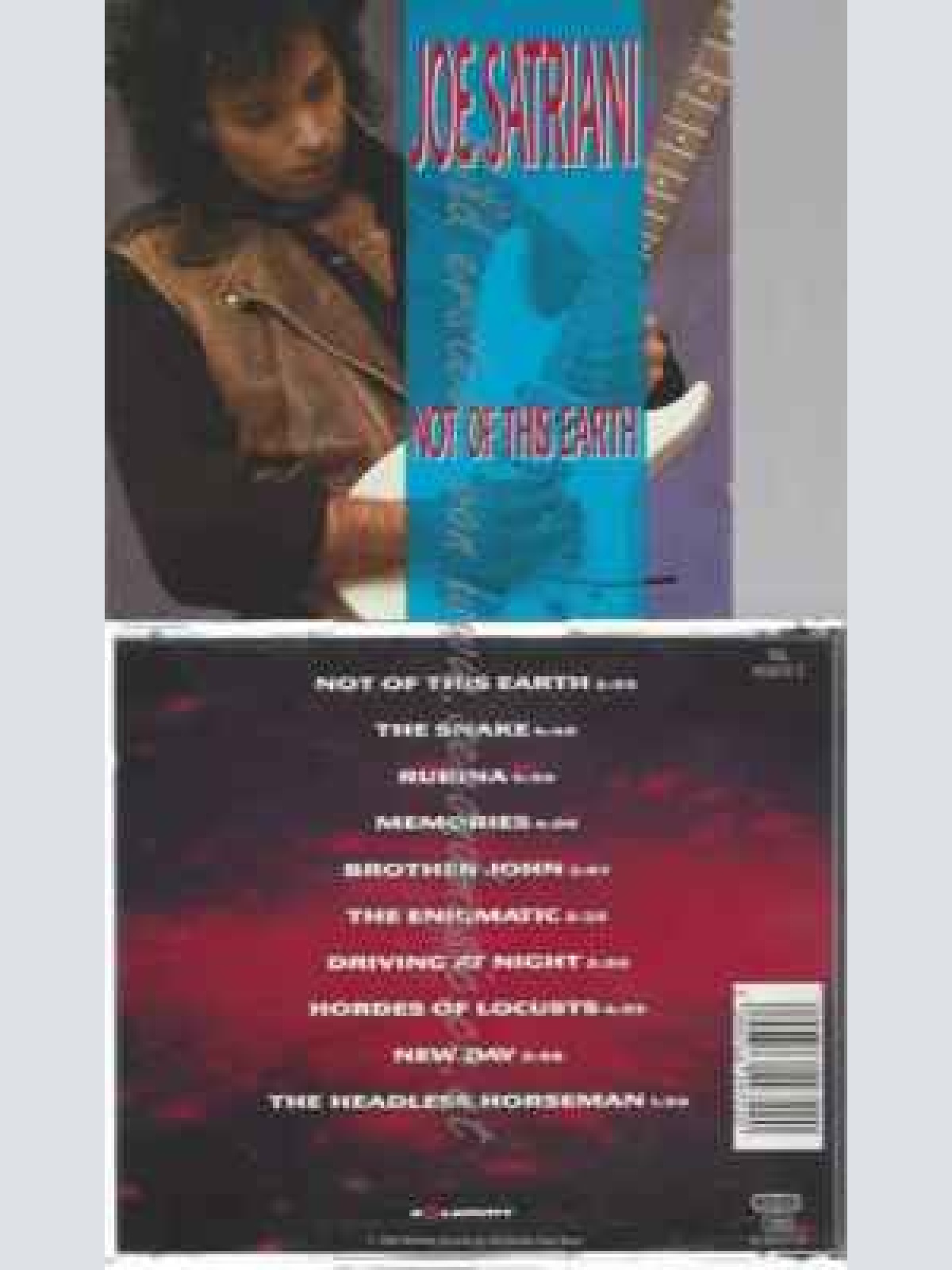 CD--JOE SATRIANI | --NOT OF THIS EARTH