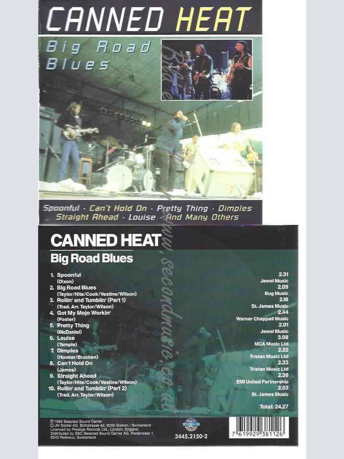 CD--CANNED HEAT | --BIG ROAD BLUES