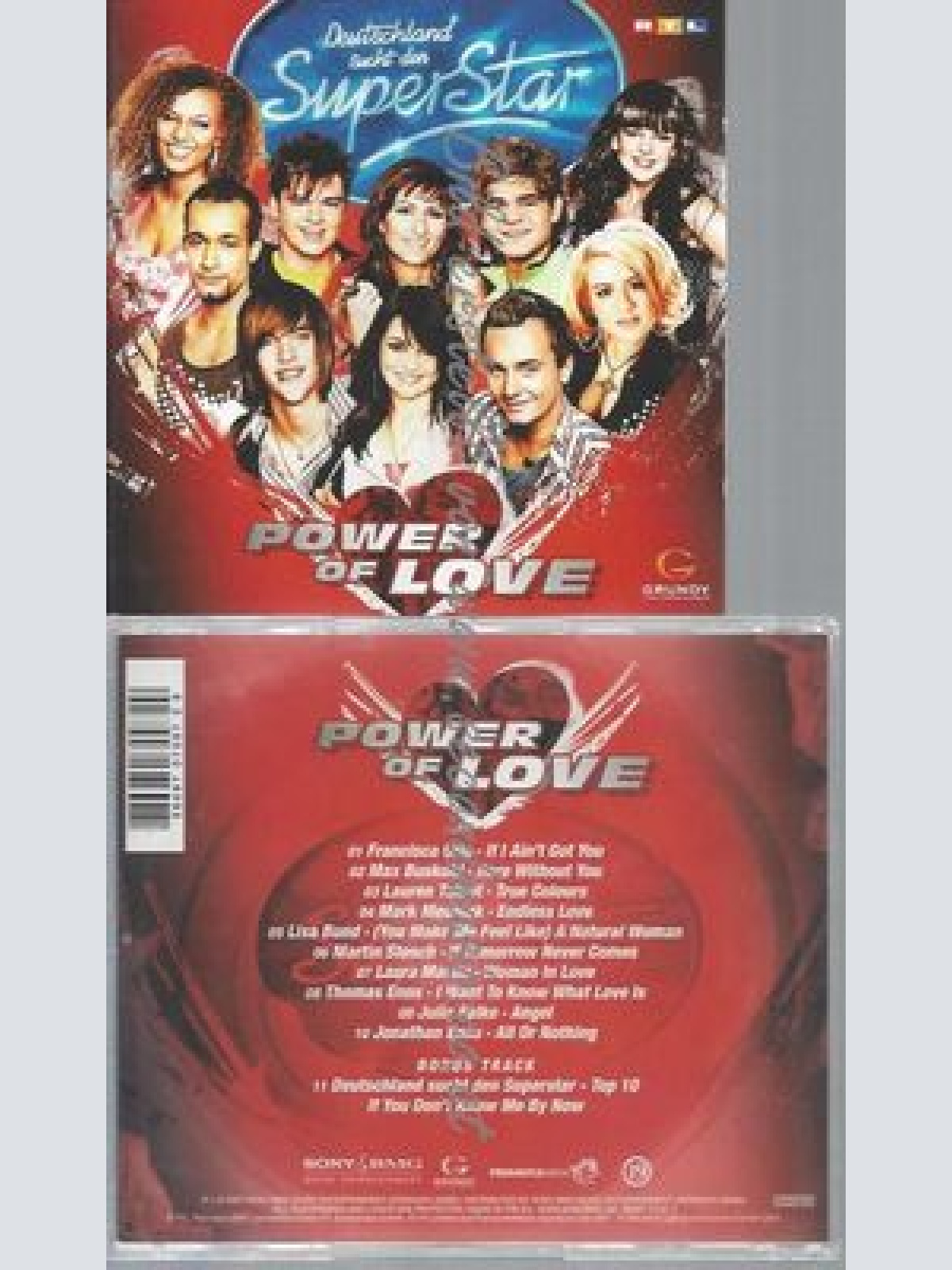 CD--DEUTSCHLAND SUCHT DEN SUPERSTAR--POWER OF LOVE