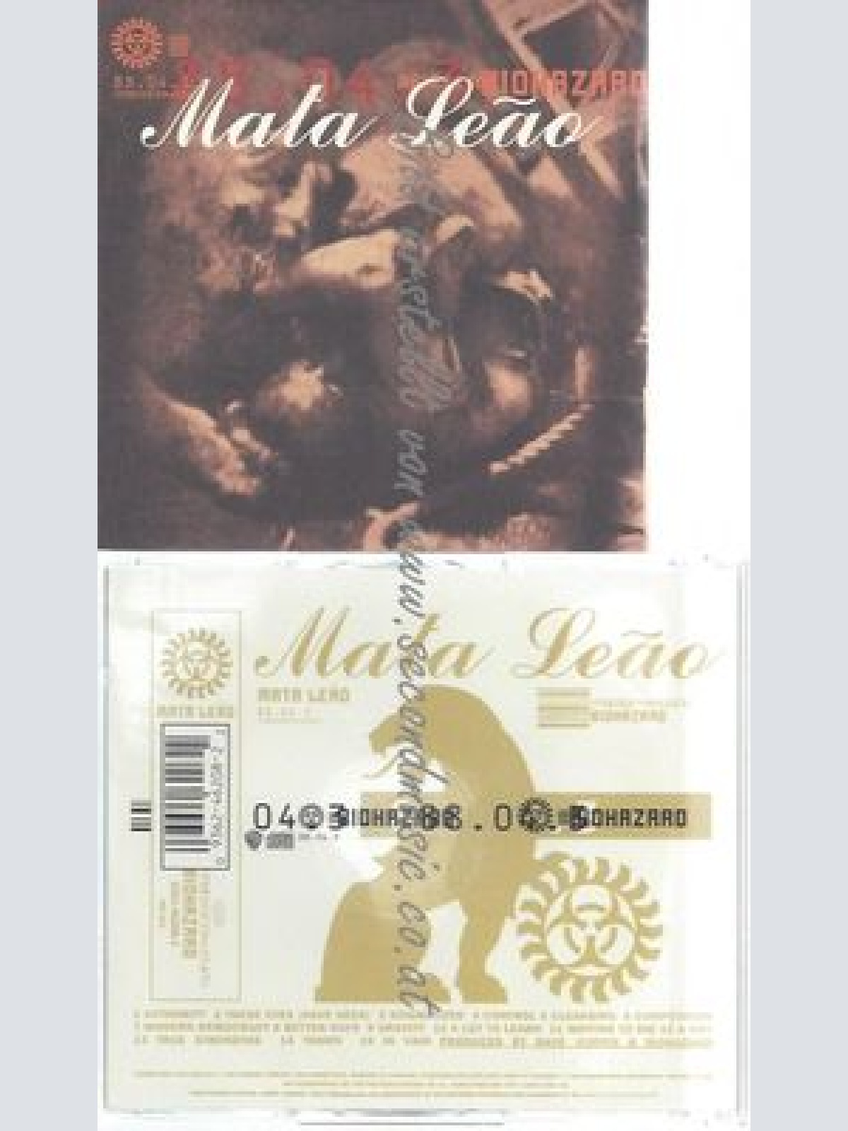 CD--BIOHAZARD--MATA LEAO