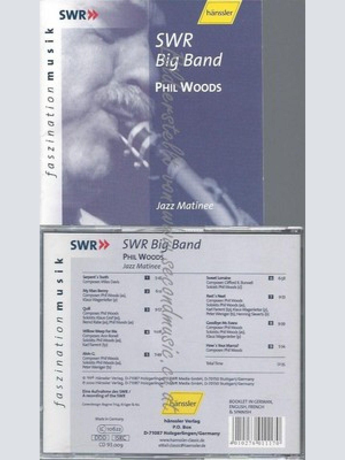 CD--PHIL WOODS--JAZZ MATINEE