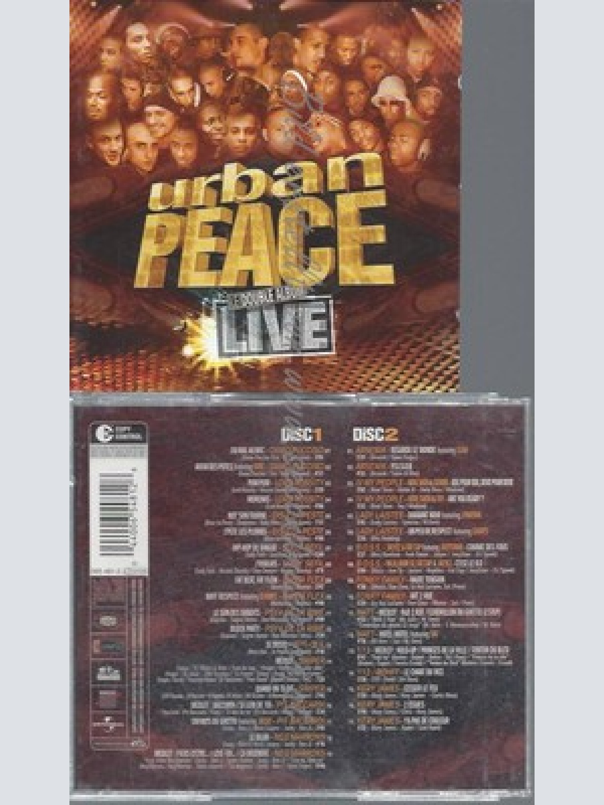 CD--VARIOUS [FRENCH RAP]--URBAN PEACE | DOPPEL-CD