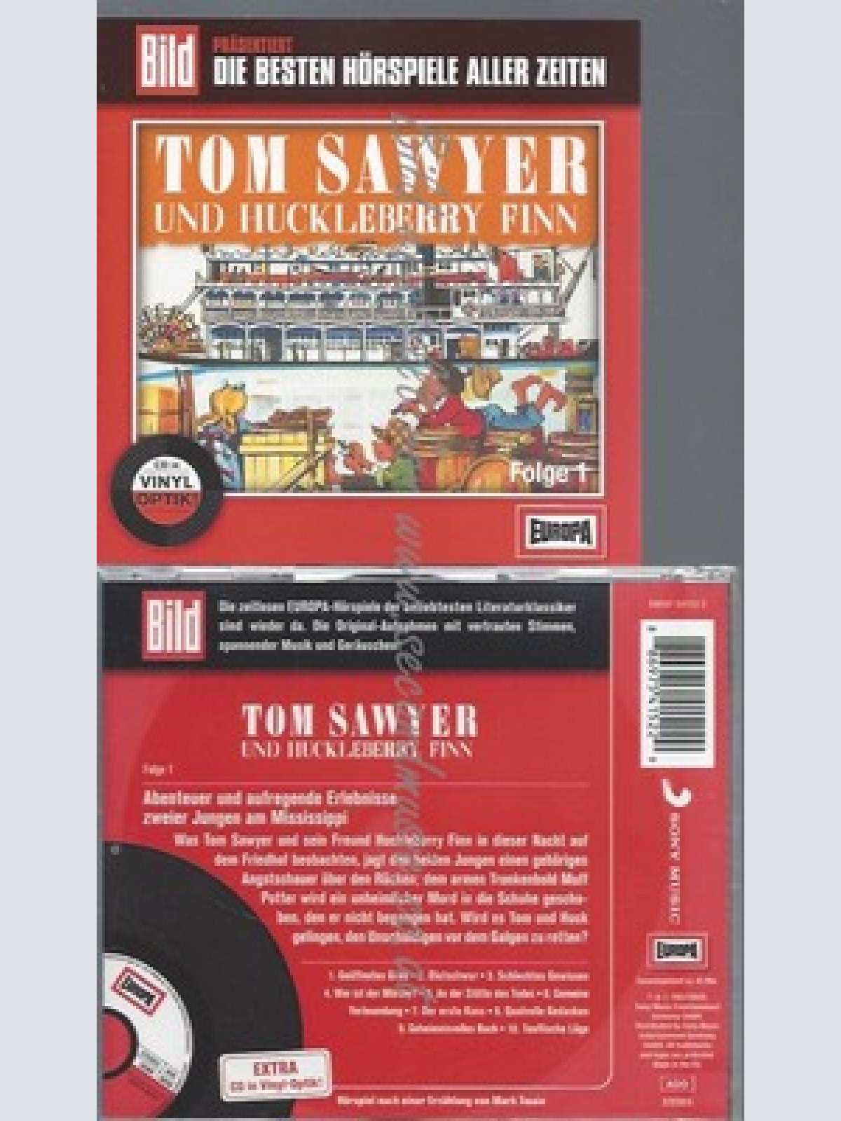 CD--OM SAWYER+HUCKLEBERRY FINN 1/ BILD PRÄSENTIERT:DIE BESTEN HÖRSPIELE ALLER Z
