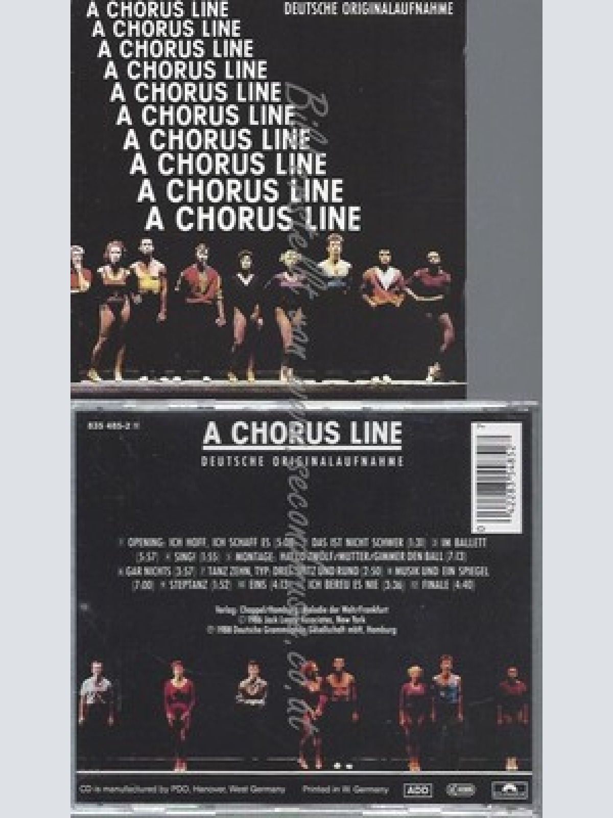 CD--MUSICAL UND WIEN--A CHORUS LINE | SOUNDTRACK