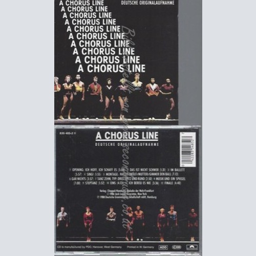 CD--MUSICAL UND WIEN--A CHORUS LINE | SOUNDTRACK