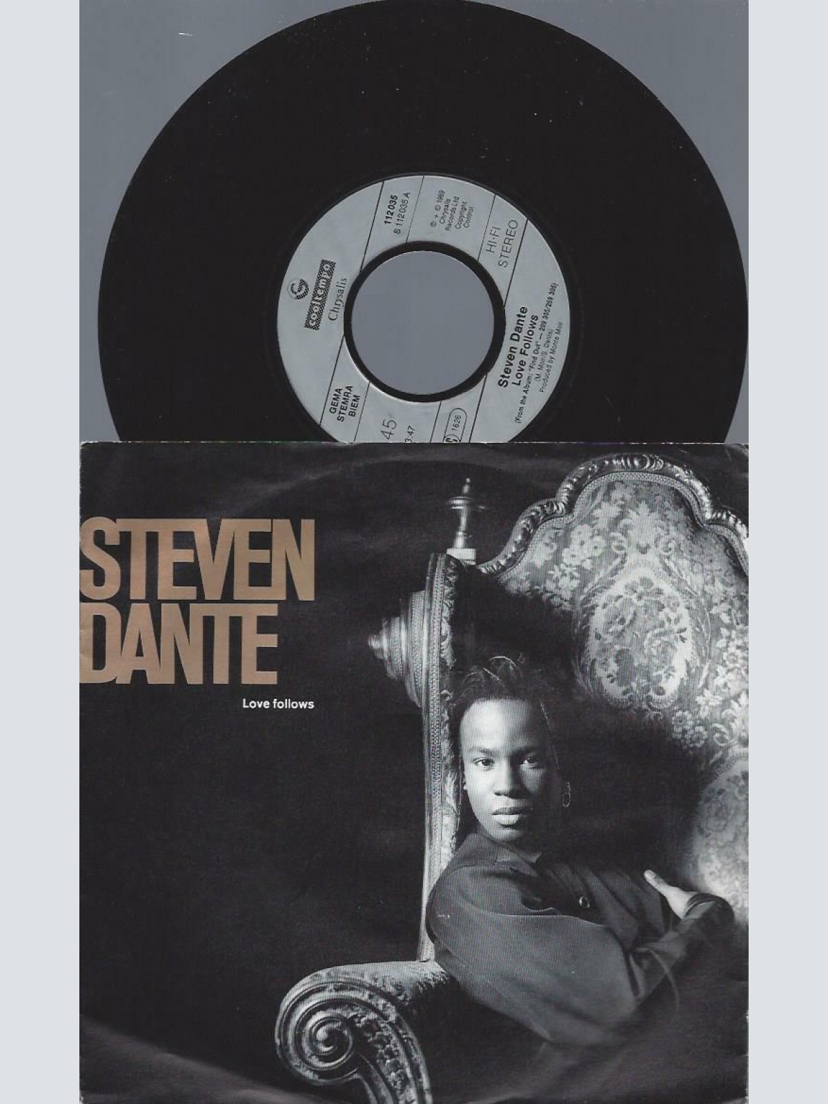 7"   Steven Dante  Love Follows
