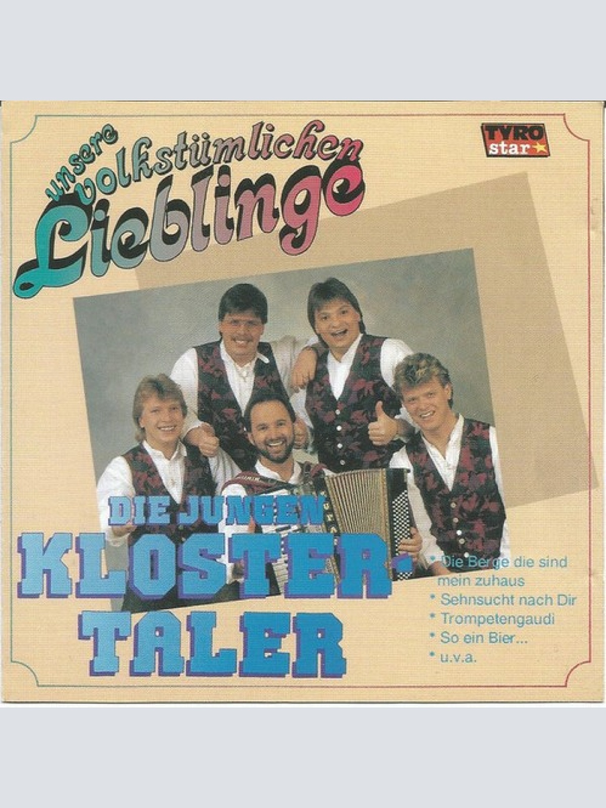 CD, Comp Die Jungen Klostertaler - Unsere Volkstümlichen Lieblinge