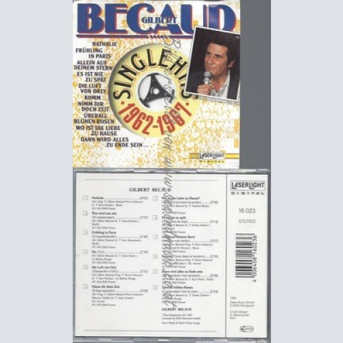 CD--GILBERT BECAUD--GILBERT BECAUD-HITS 1962-1967