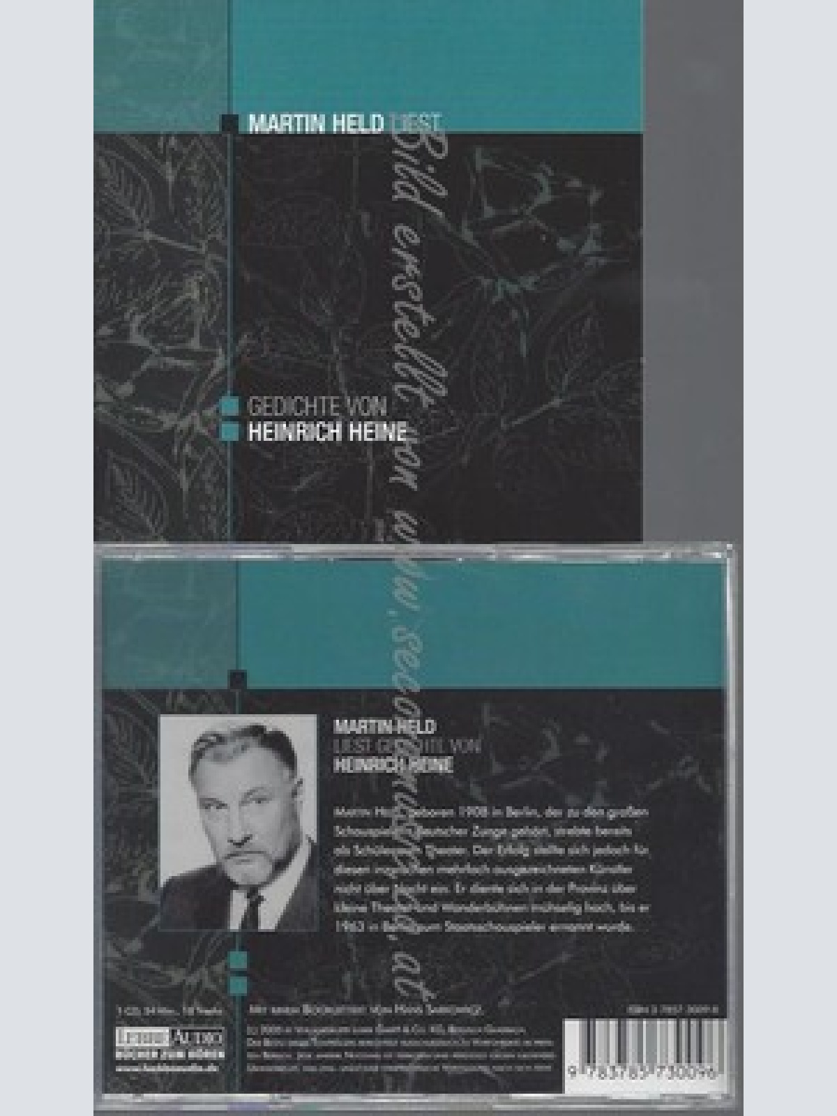 CD--HEINRICH HEINE - MARTIN HELD LIEST15. AUGUST  | AUDIOBOOK/ HEINRICH HEINE U