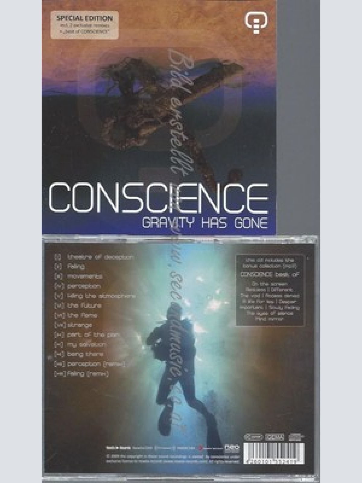 CD--CONSCIENCE--GRAVITY HAS GONE