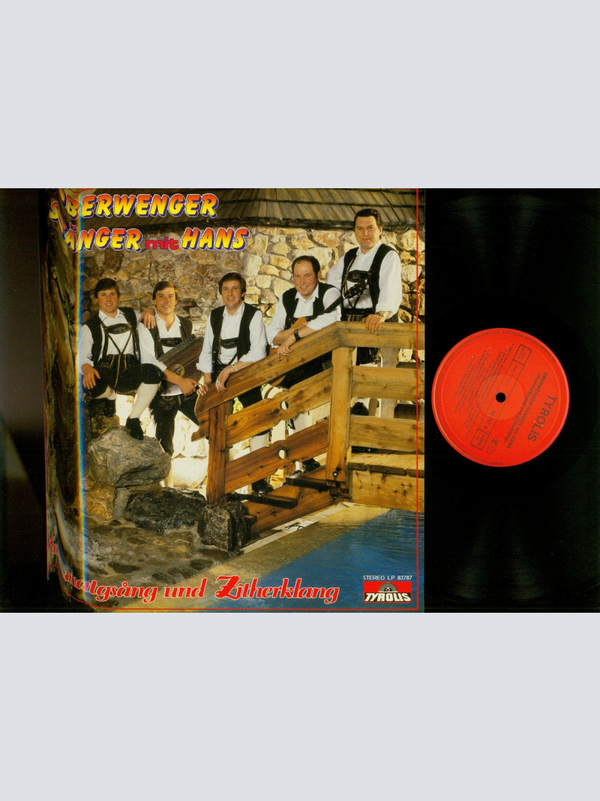 LP--Oberwenger Sänger Mit Hans – Hoamatgsang Und Zitherklang   //NM