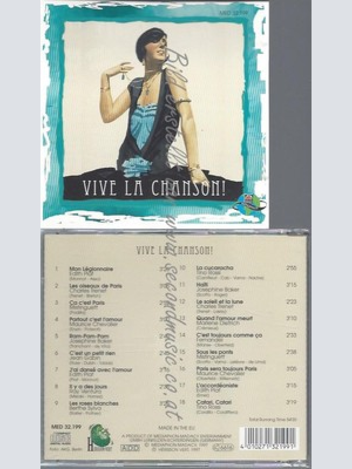 CD--EDITH PIAF--VIVE LA CHANSON---------------