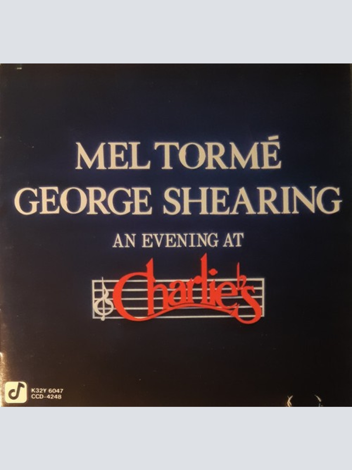CD, Album, Exp Mel Tormé • George Shearing - An Evening At Charlie's