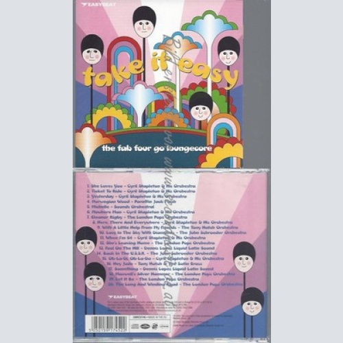 CD--VARIOUS--TAKE IT EASY-FAB FOUR GO LOUNG