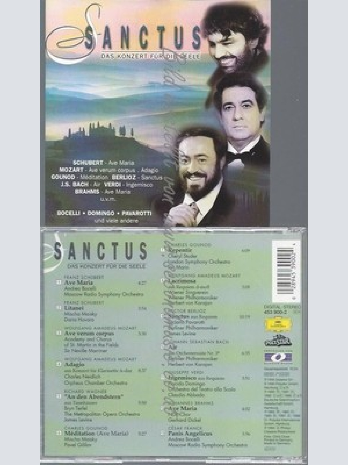 CD--VARIOUS UND SCHUBERT--SANCTUS -DAS KONZERT FÜR DIE SEELE-