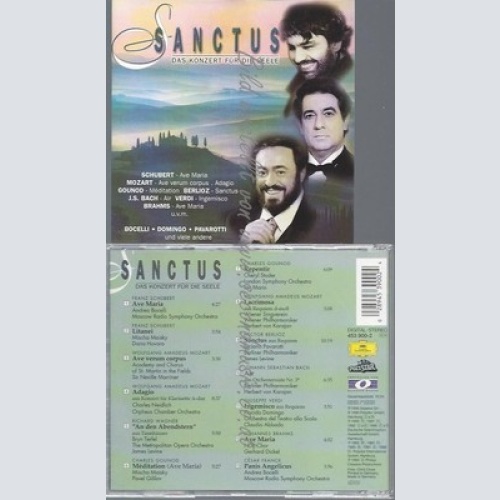 CD--VARIOUS UND SCHUBERT--SANCTUS -DAS KONZERT FÜR DIE SEELE-
