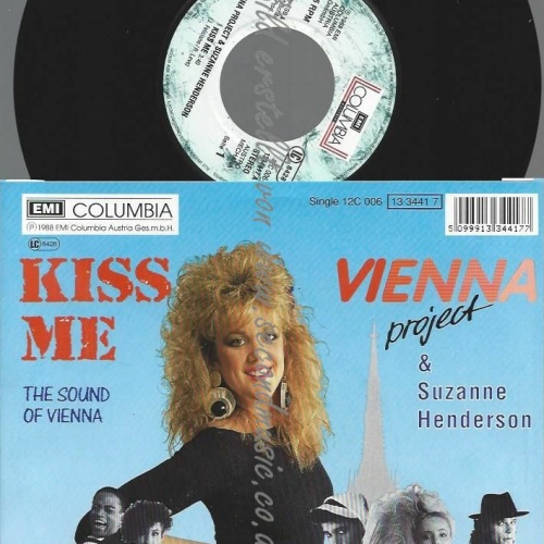 7" VIENNA PROJECT & SUZANNE HENDERSON   KISS ME  // NM