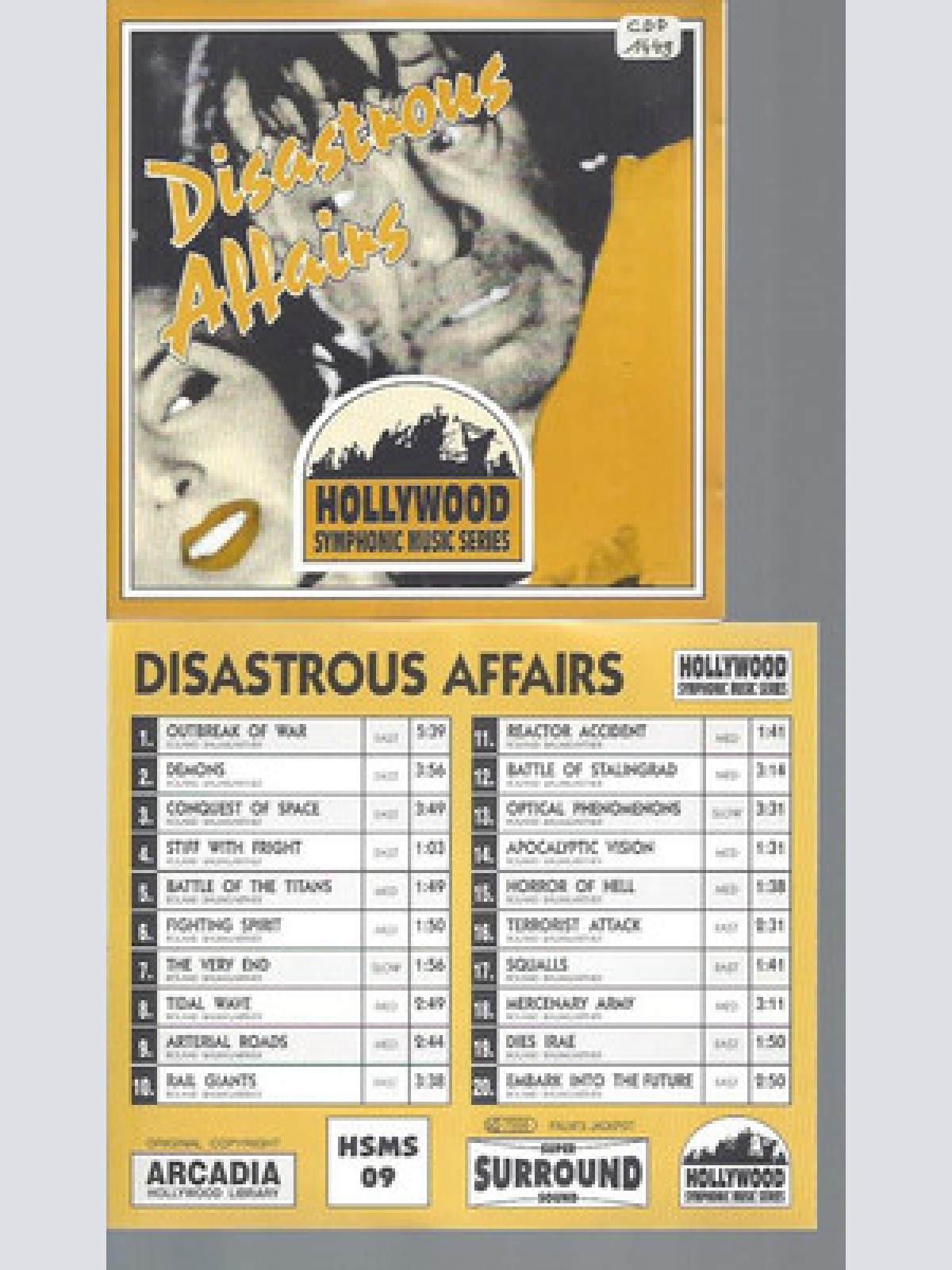 CD-  Roland Baumgartner  Disastrous Affairs