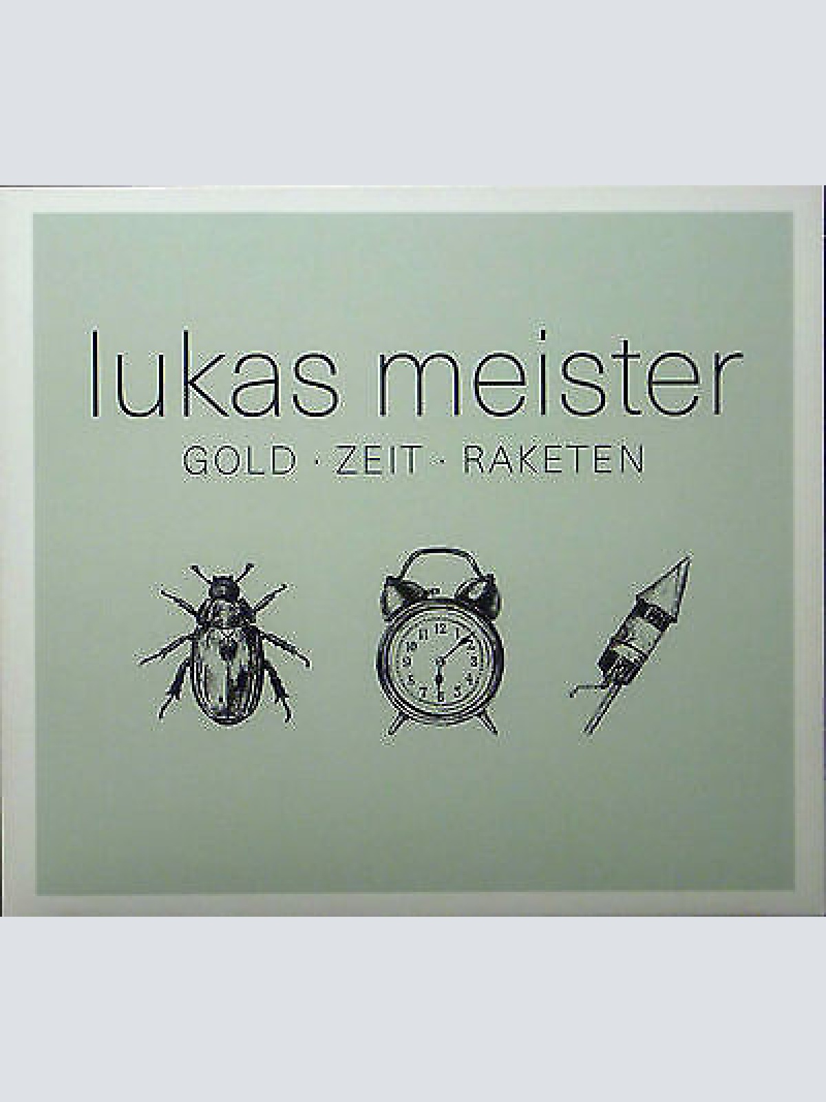 CD, Album Lukas Meister - Gold Zeit Raketen