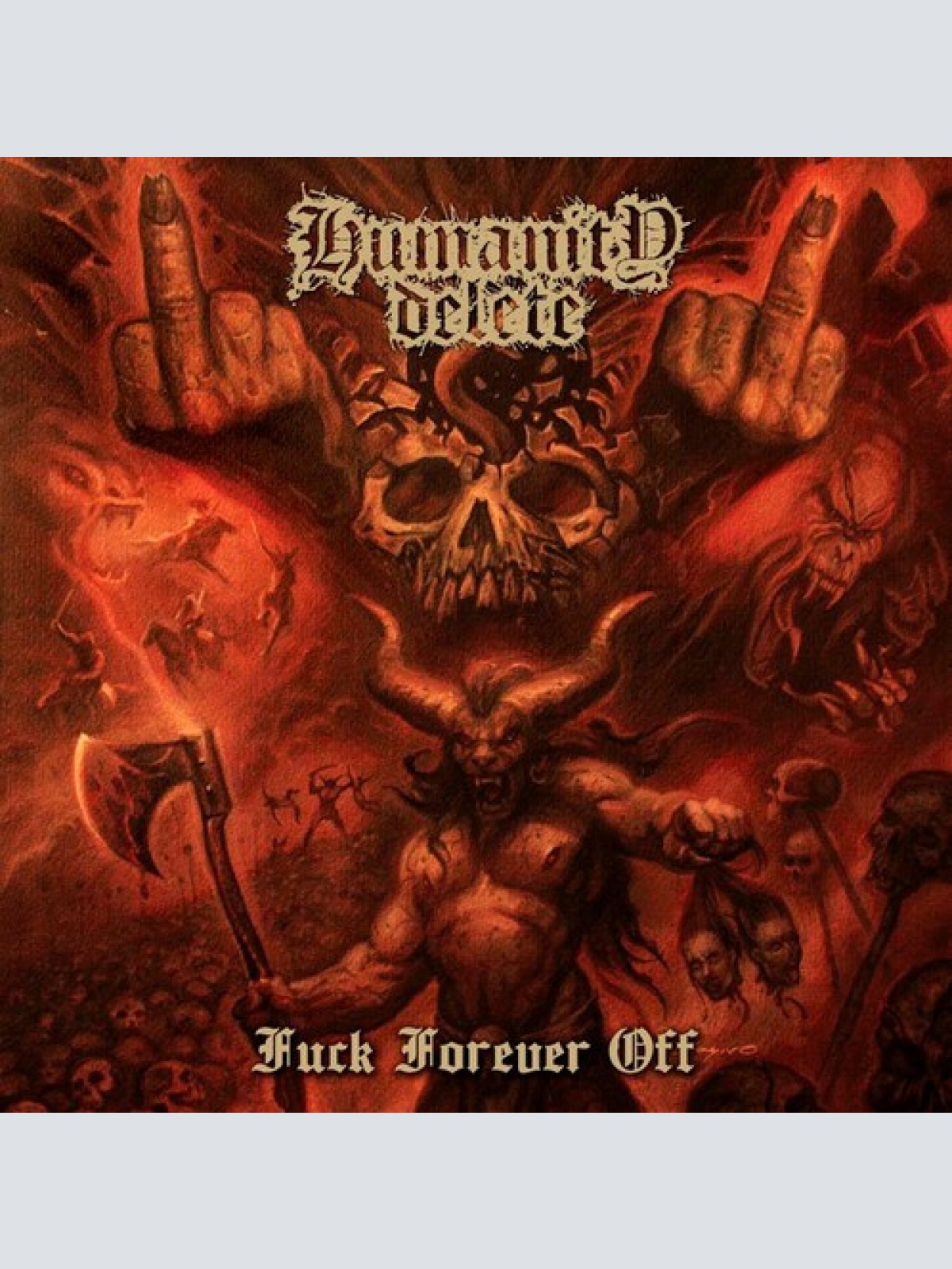 CD, Album Humanity Delete - Fuck Forever Off