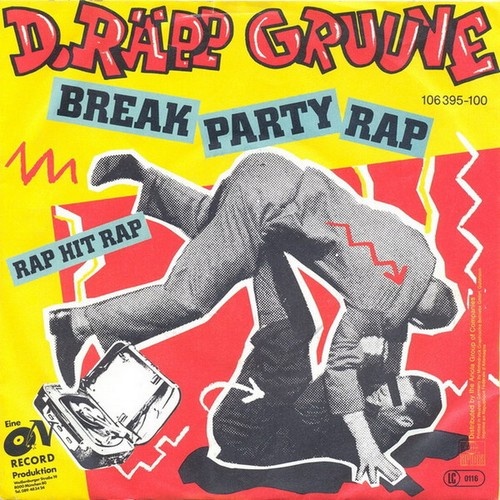7", Single D. Räpp Gruuve - Break Party Rap