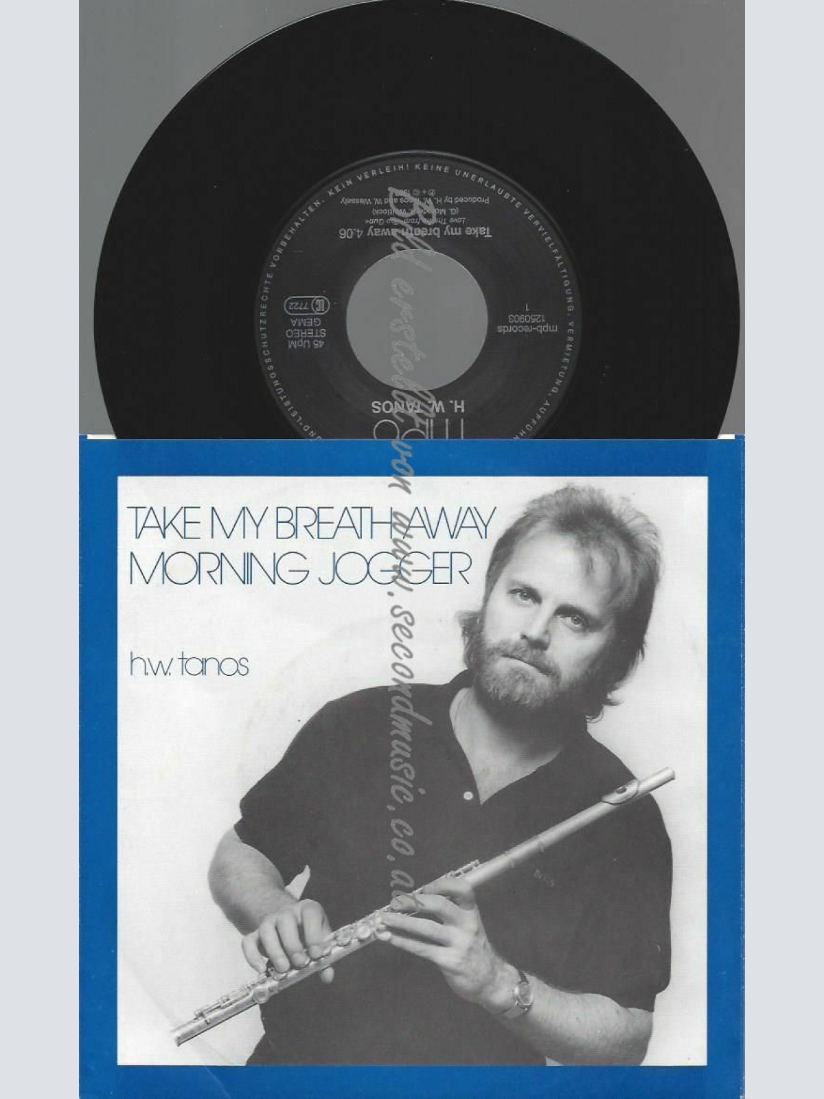 7" H W TANOS TAKE MY BREATH AWAY  // NM