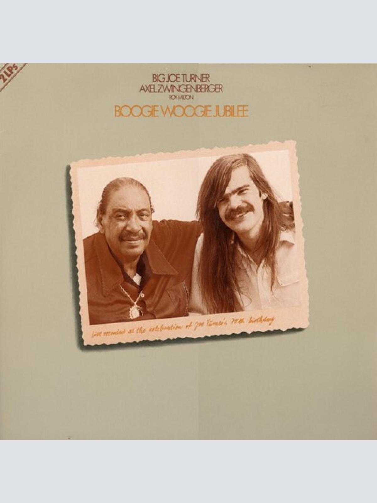 2xLP, Red Big Joe Turner, Axel Zwingenberger, Roy Milton - Boogie Woogie Jubilee
