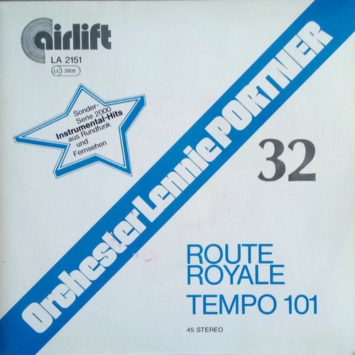 7", Single Orchester Lennie Portner - Route Royale / Tempo 101