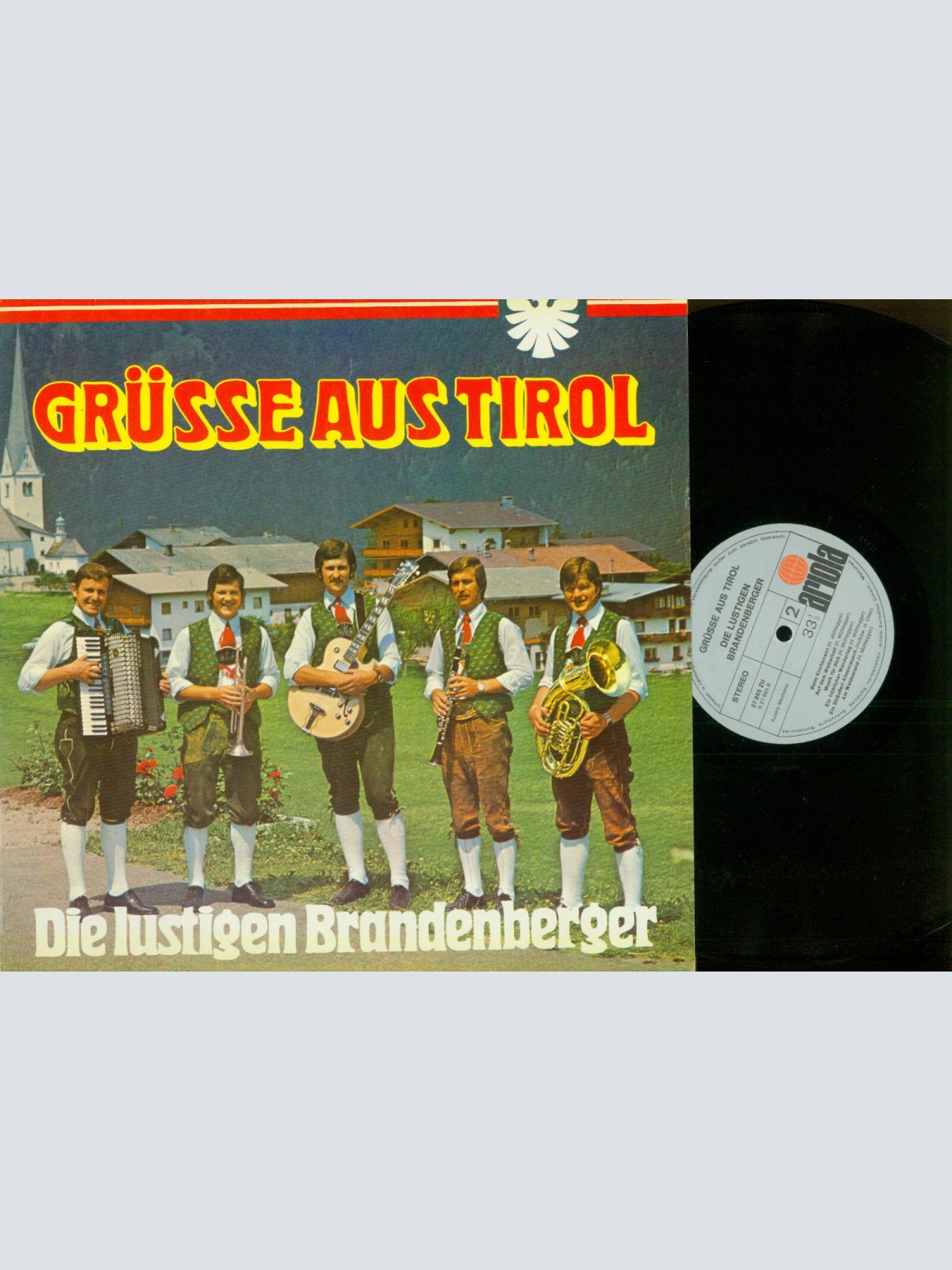 LP--Die lustigen Brandenberger Grüsse aus Tirol