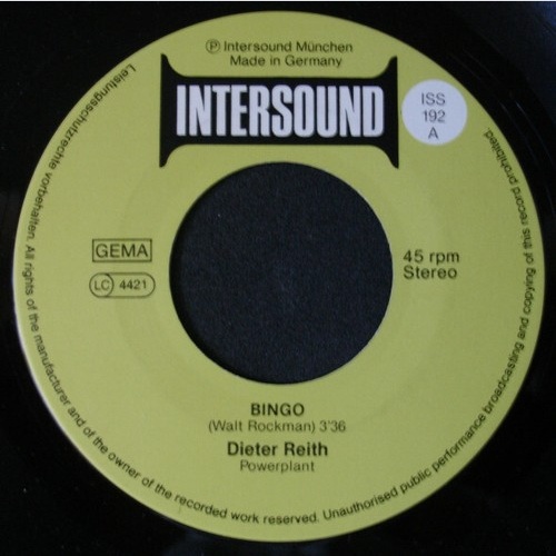7", Single Dieter Reith - Bingo