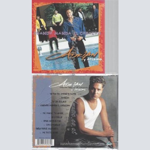 CD--ADRIAN Y DESTINO--CUANDO MANDA EL CORAZON | IMPORT