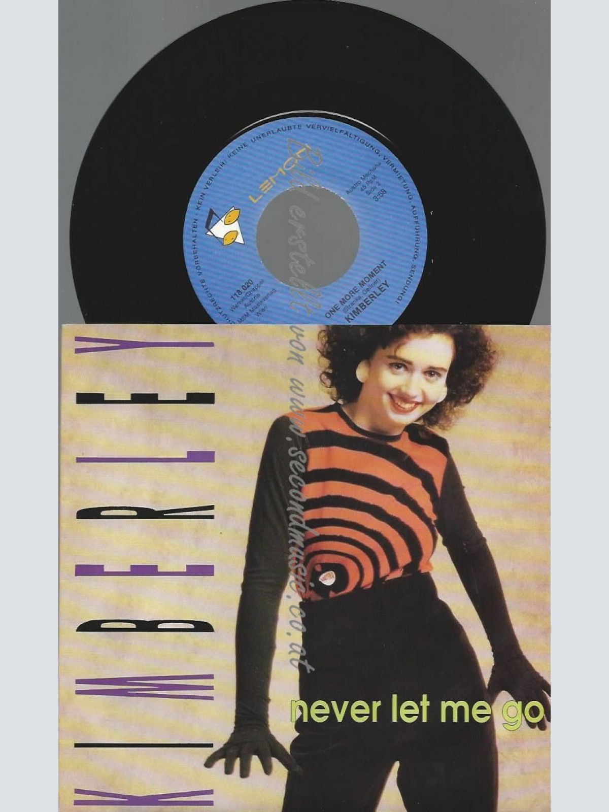 7" KIMBERLEY NEVER LET ME GO  // NM