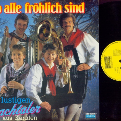 LP--  Die lustigen Lesachtaler -- Wo alle fröhlich sind