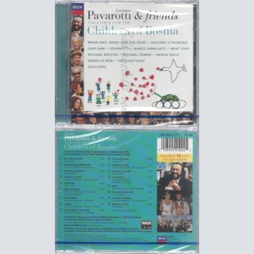 CD--NM-SEALED-PAVAROTTI, BONO, ENO UND BOLTO--PAVAROTTI UND FRIENDS -TOGETHER F